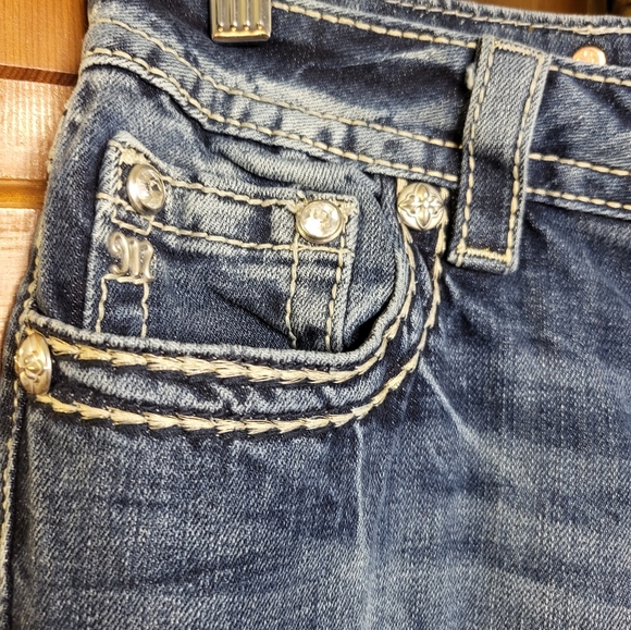 Miss Me Women's Adorned Signature Boot Jeans - Picture 3 of 14